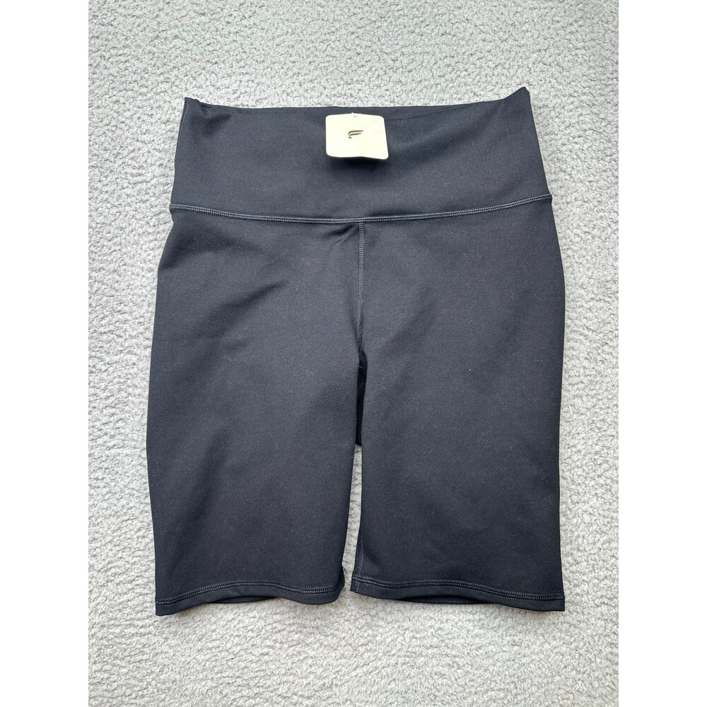 Fabletics Black High-Waist Athletic Bike Shorts, Size M